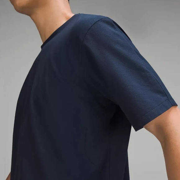 Mens Lululemon Pique Oversized Fit T Shirt True Navy LM3EM5S $68 XSMALL XS NWT - Picture 4 of 11